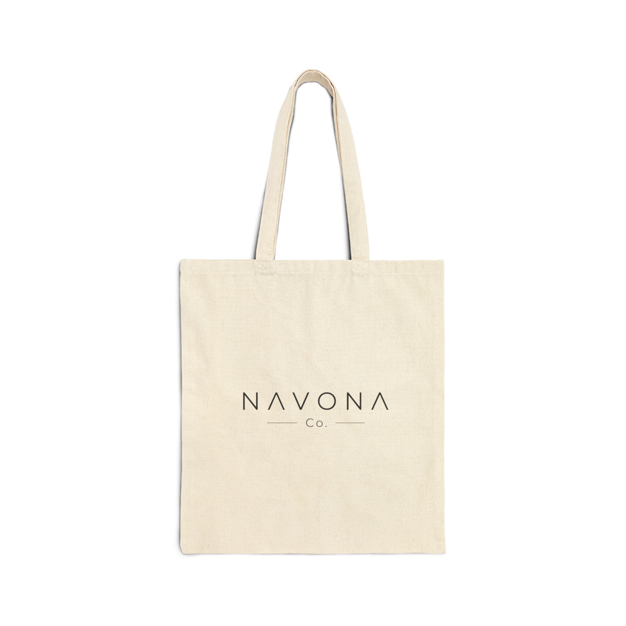 Navona Cotton Canvas Tote Bag — Minimalist Eco-Friendly Market Tote