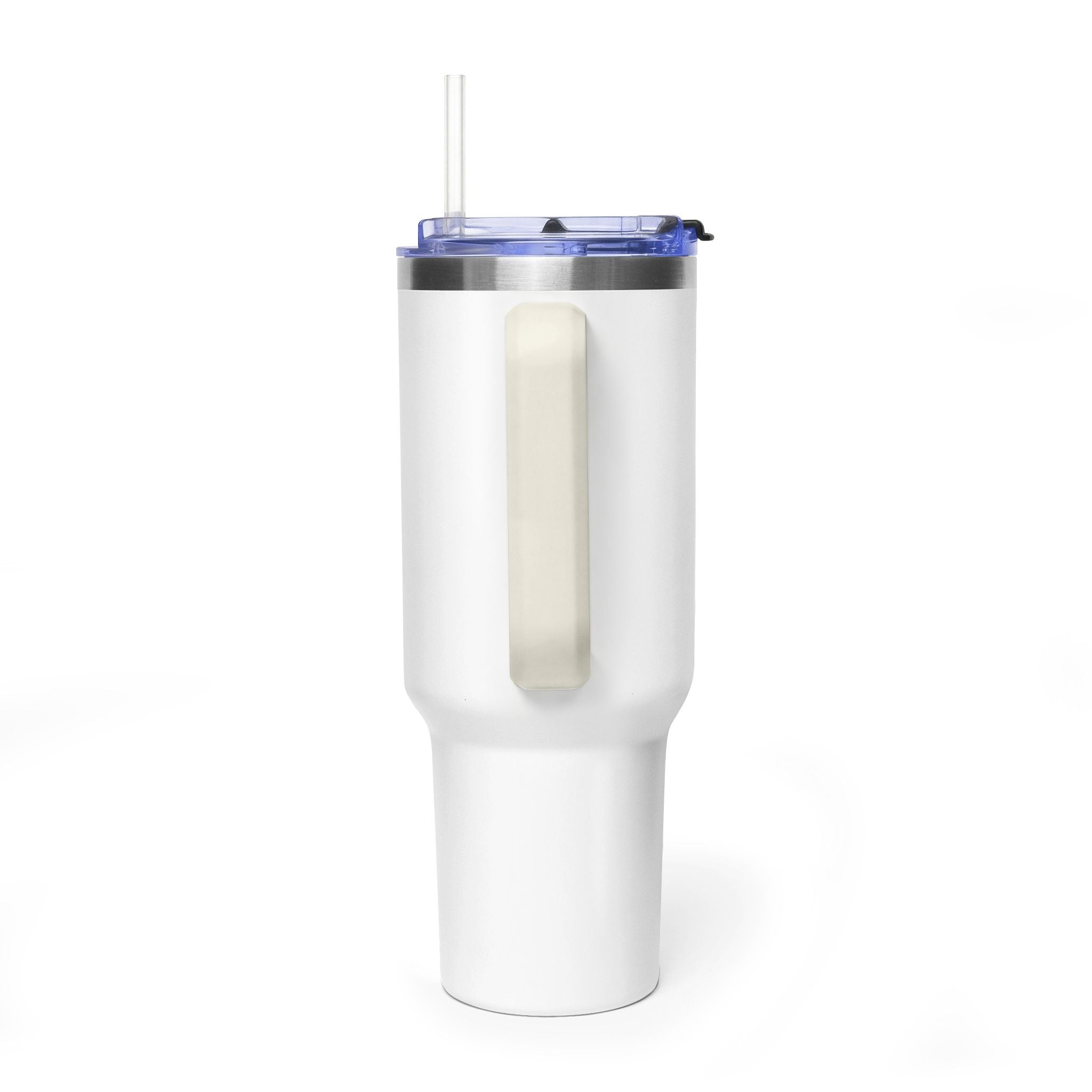 40oz Vacuum Thermal Tumbler – Insulated Travel Mug with Straw (NAVONA Co. Logo)