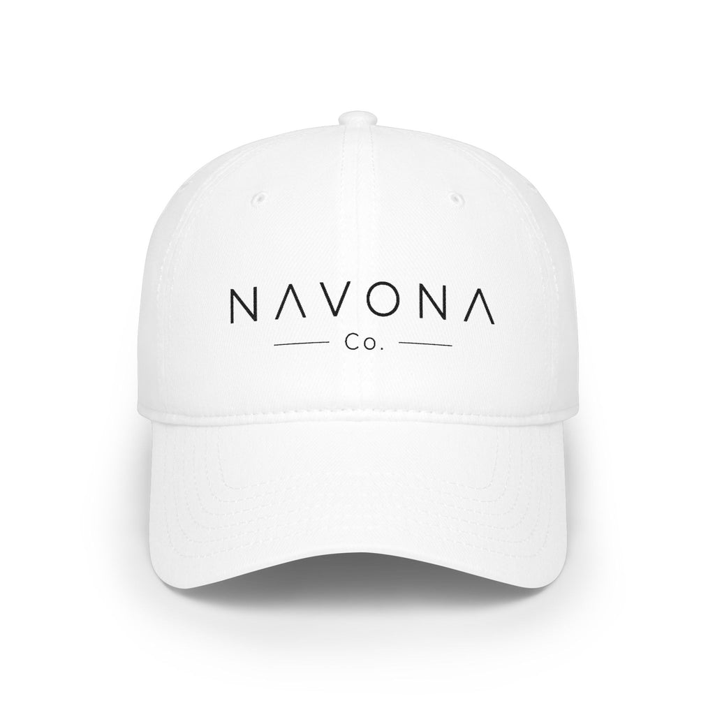 Navona Co. Embroidered Logo - Low Profile Baseball Cap