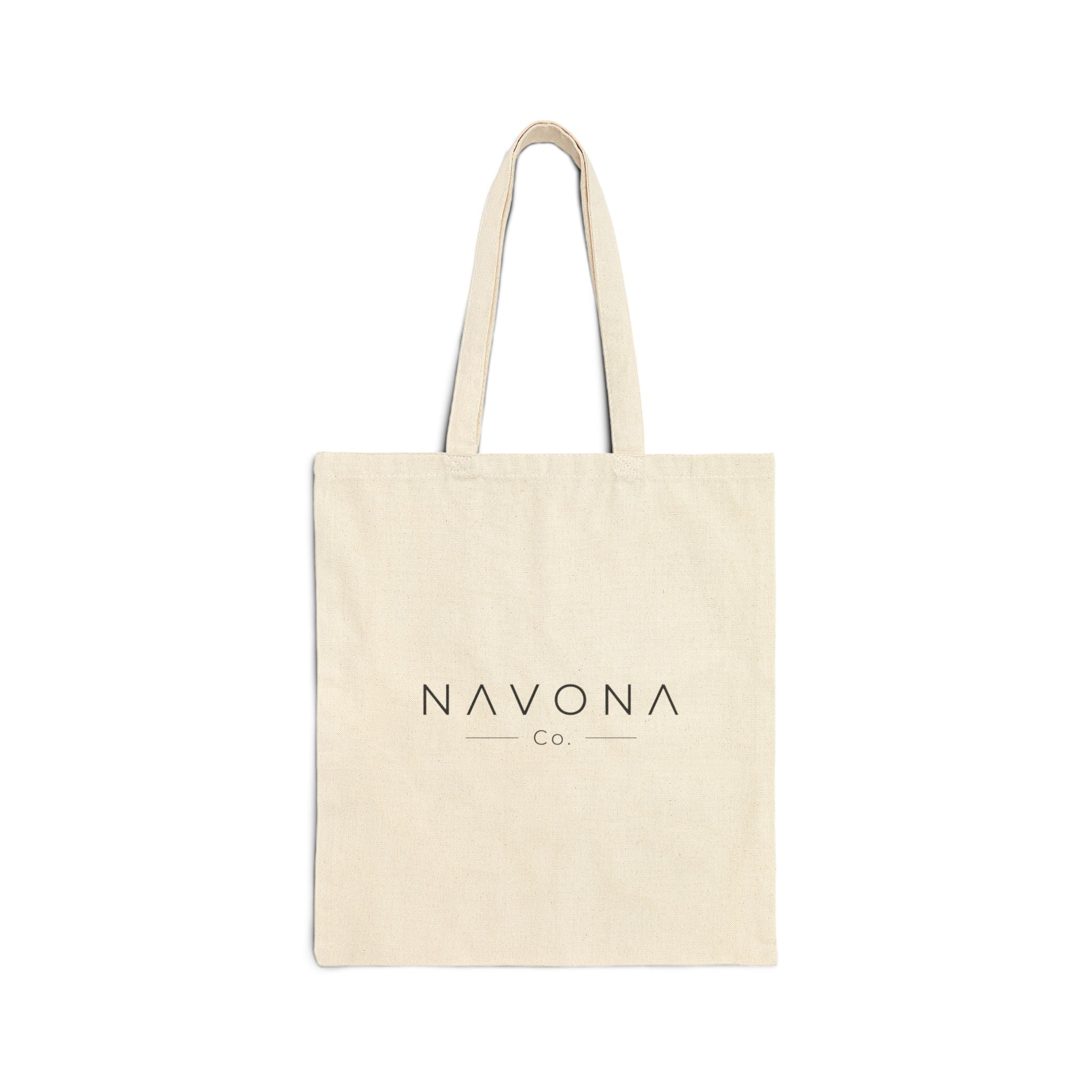 Navona Cotton Canvas Tote Bag — Minimalist Eco-Friendly Market Tote